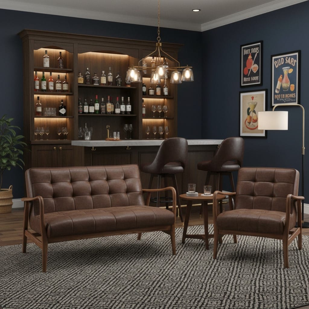 Armchair Kingsbury Faux Leather Sofa Range