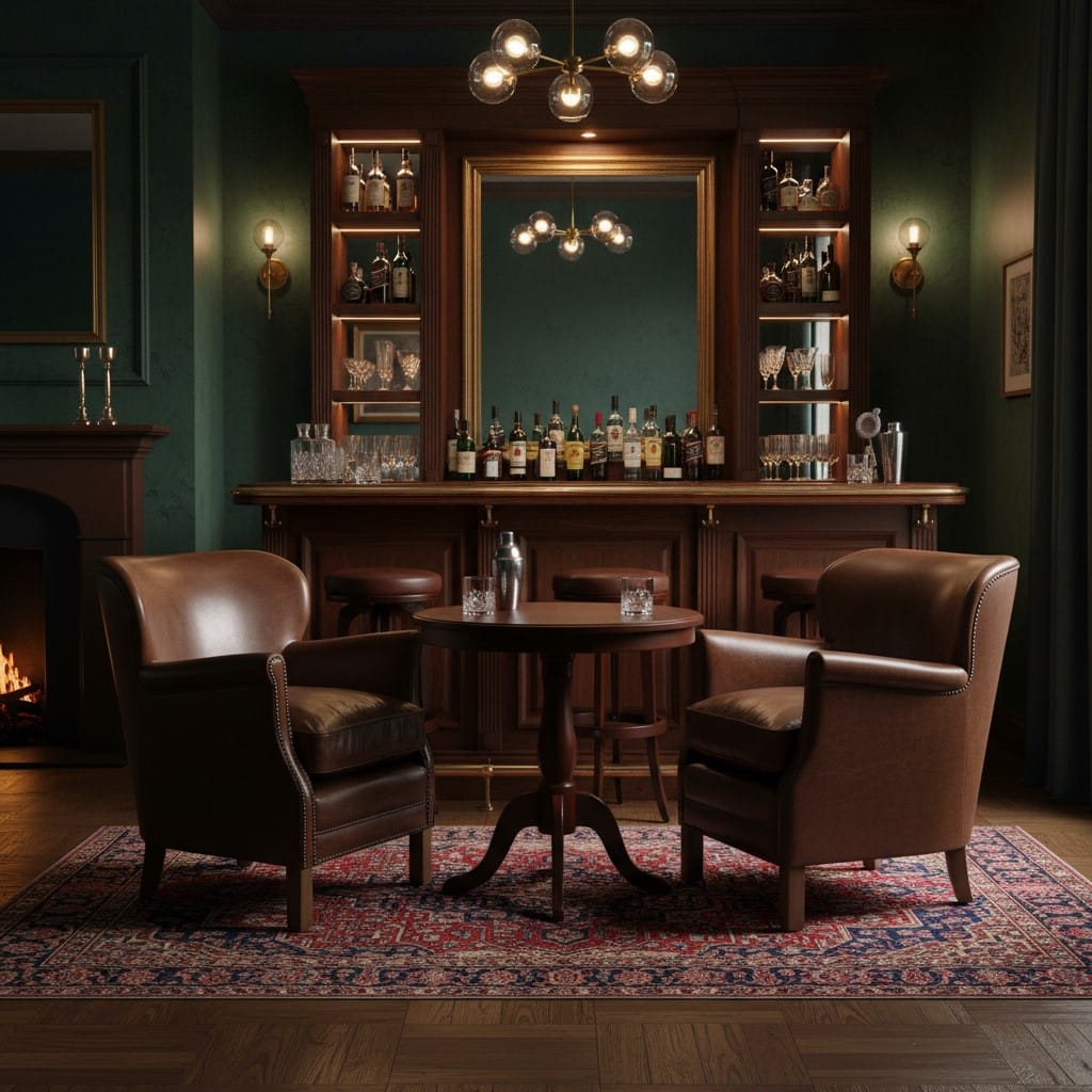 Armchair Library Leather Armchair