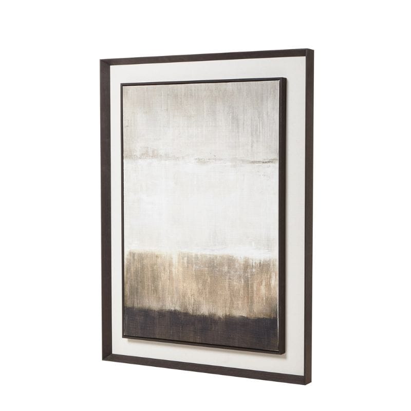 Art Extra Large Moderno Painting On Linen Mounted In Frame