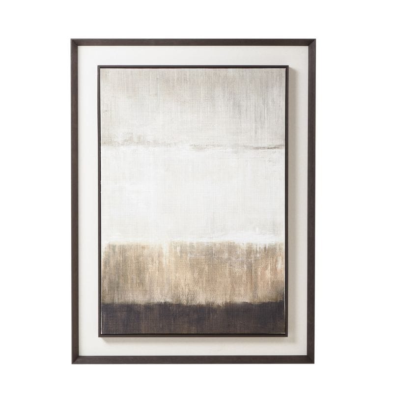 Art Extra Large Moderno Painting On Linen Mounted In Frame