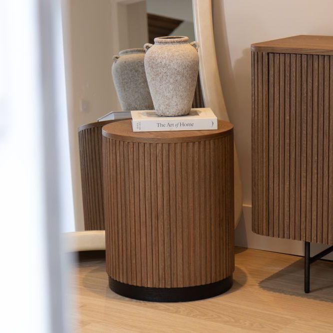 Ashfield Ribbed Side Table