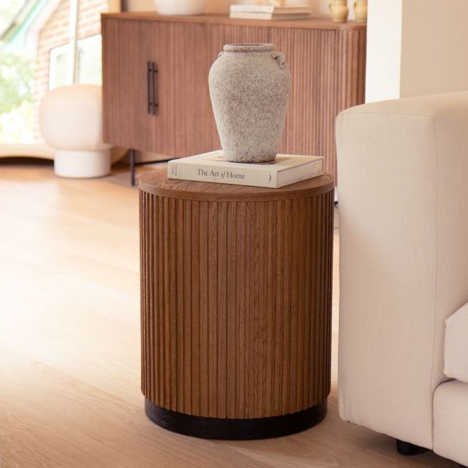 Ashfield Ribbed Side Table