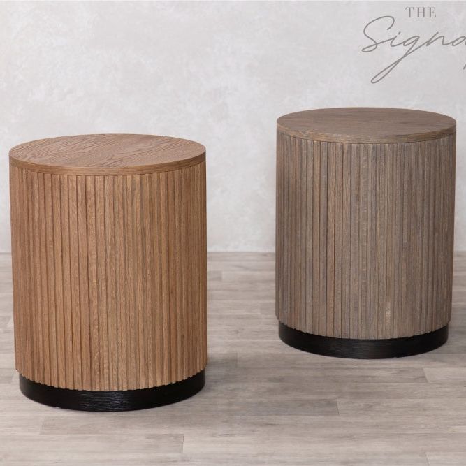 Ashfield Ribbed Side Table