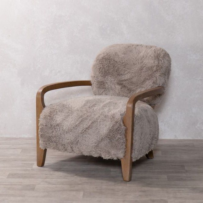 Aspen Long Faux Fur Armchair Range