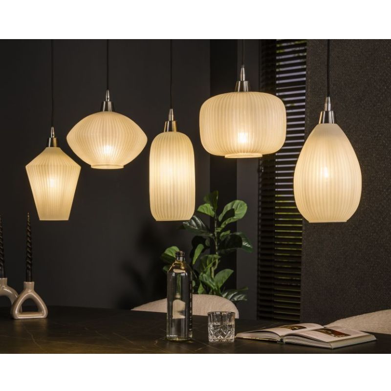 Aurora White Hanging Pendant Light