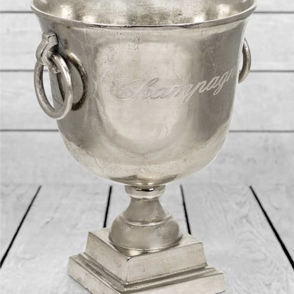 Bar Accessories Raw Nickel Champagne Cooler