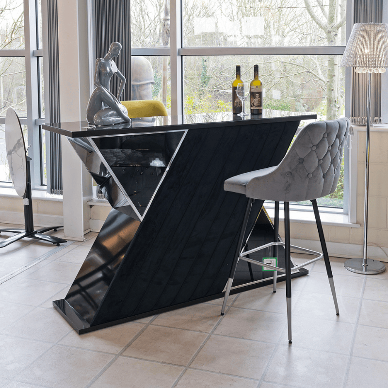 Bar Cabinet Colorado Black Home Bar