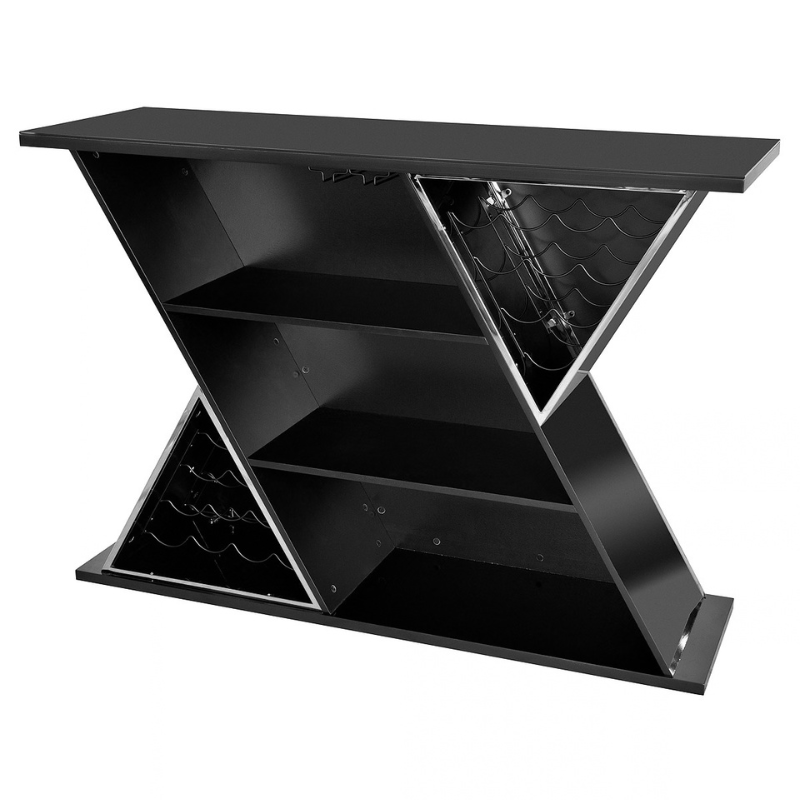 Bar Cabinet Colorado Black Home Bar