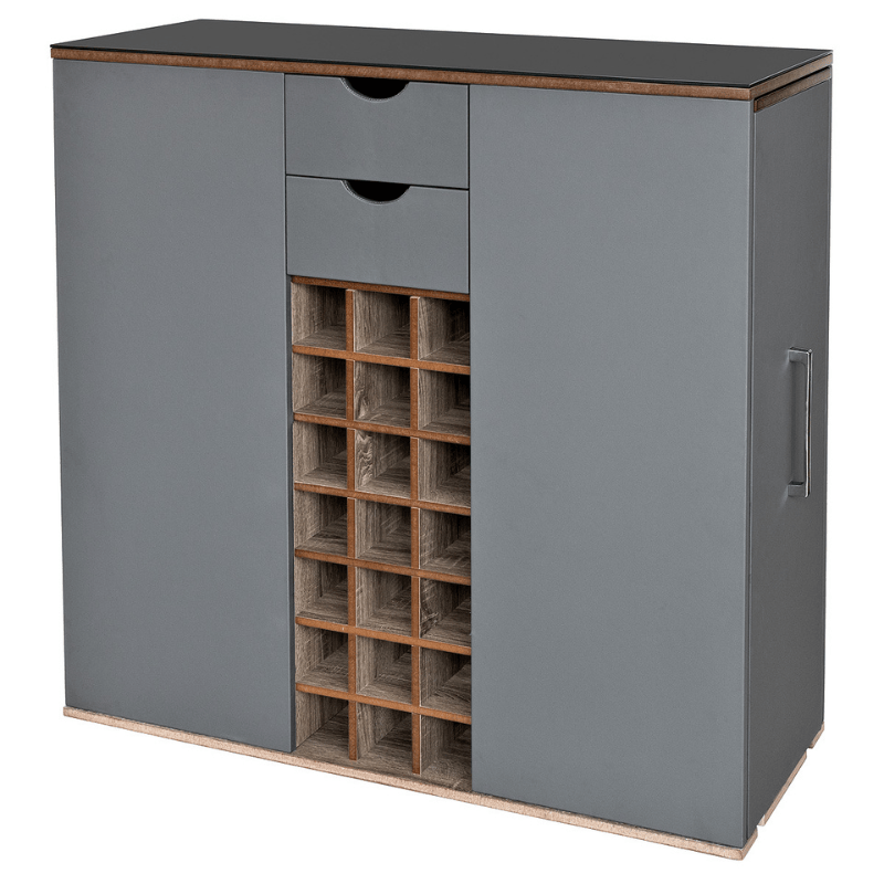 Bar Cabinet Gris Extending Home Bar Cabinet