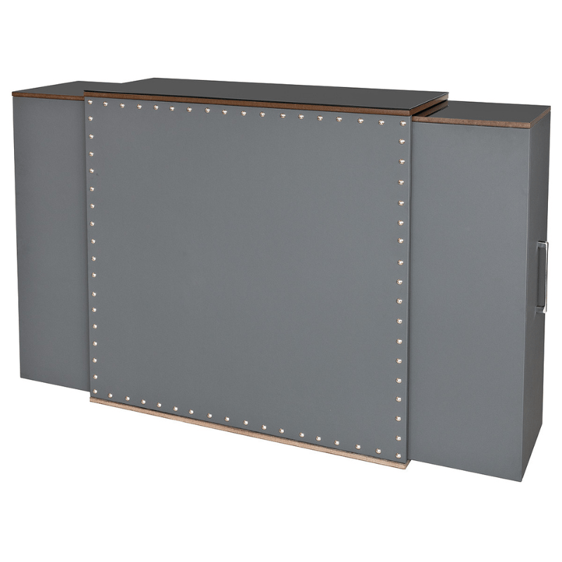 Bar Cabinet Gris Extending Home Bar Cabinet