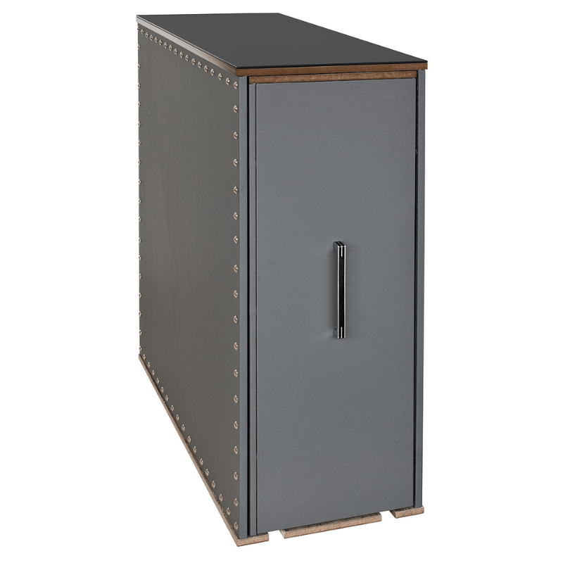 Bar Cabinet Gris Extending Home Bar Cabinet