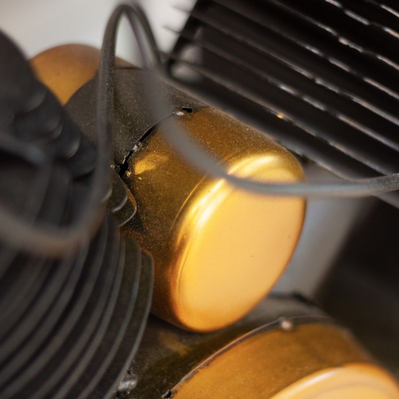 Bar Cabinet Iron Rider Industrial Motorcycle Bar Cabinet & Display Unit