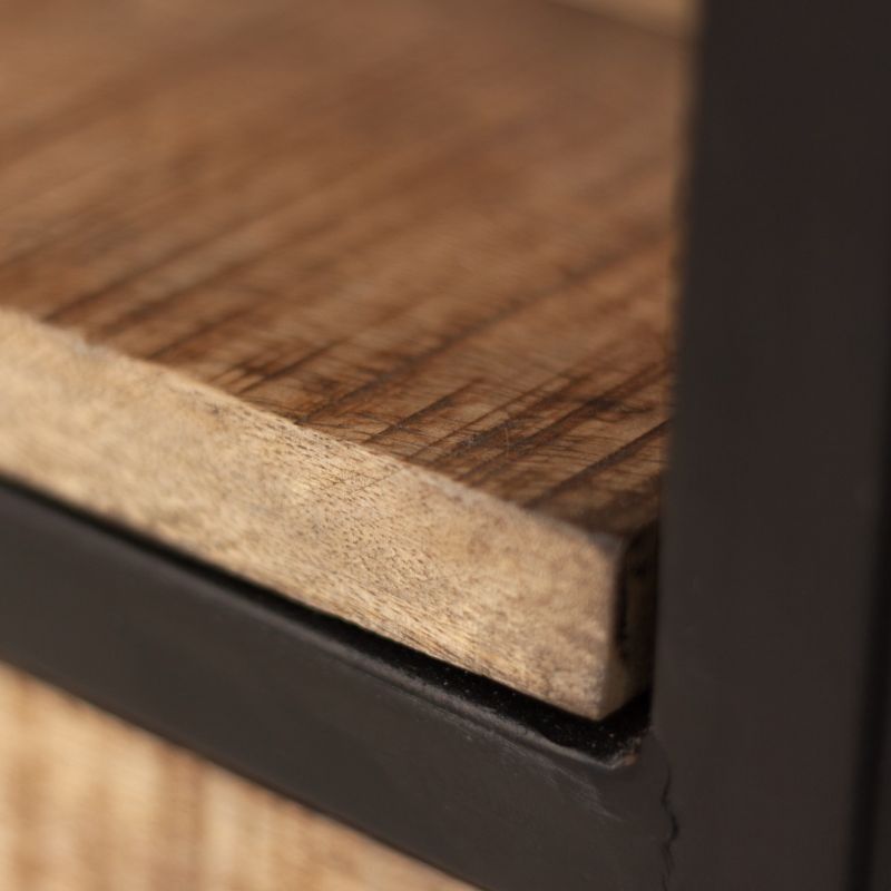 Bar Cabinet Iron Rider Industrial Motorcycle Bar Cabinet & Display Unit