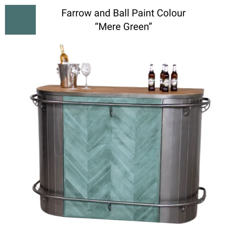 Bar Front mere-green The Foundry Home Bar Counter (Bespoke Colour)