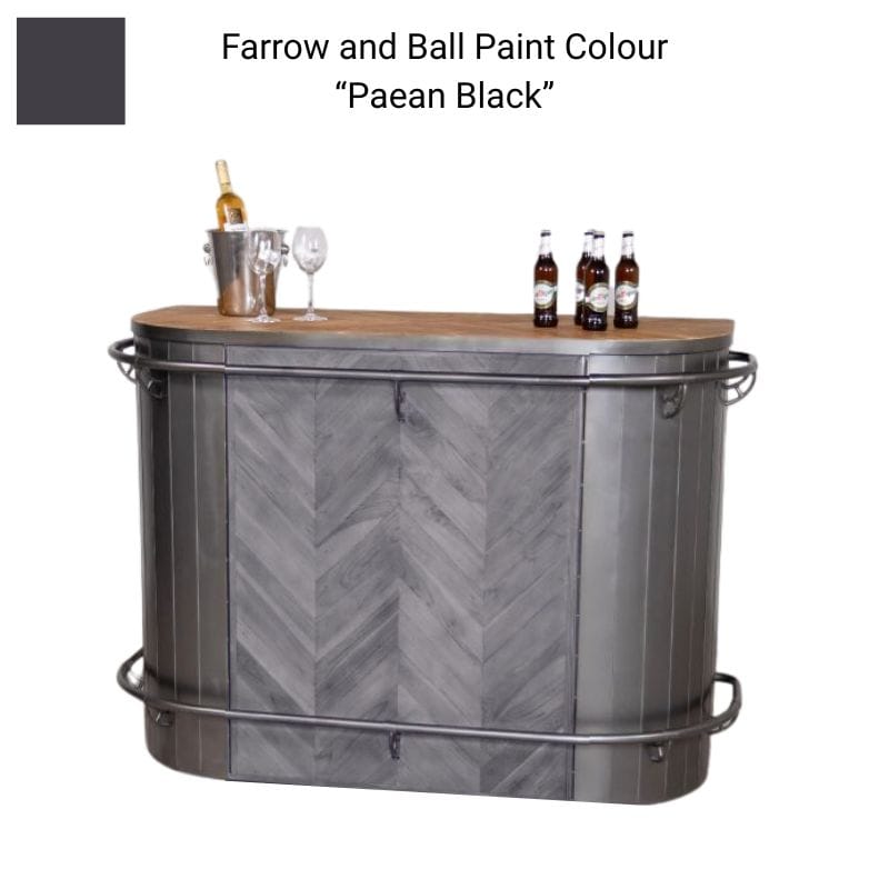 Bar Front paean-black The Foundry Home Bar Counter (Bespoke Colour)