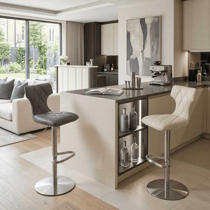 Bar Stool Ava Stainless Steel Bar Stool