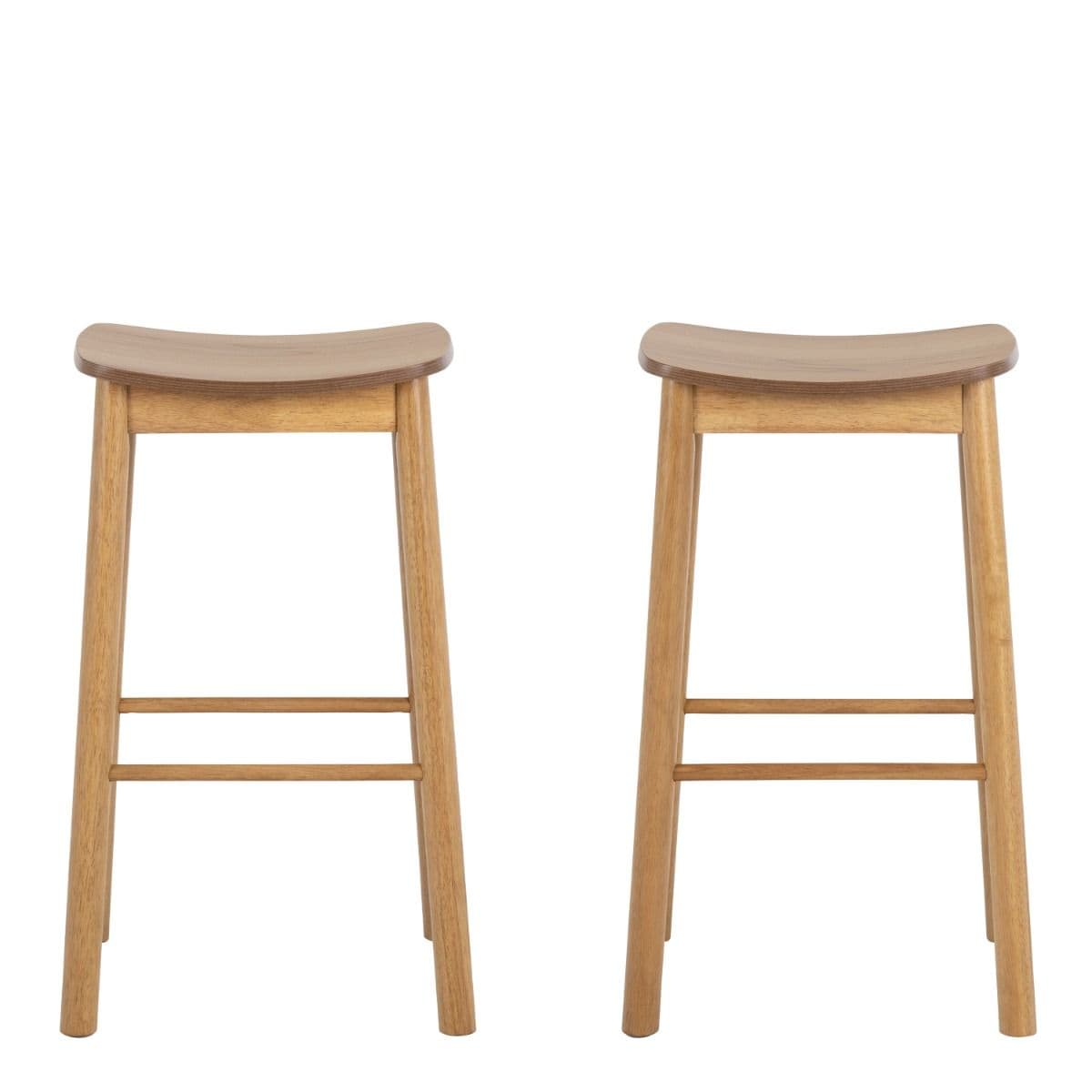 Bar Stool Barlow Bar Stool in Oak Set of 2