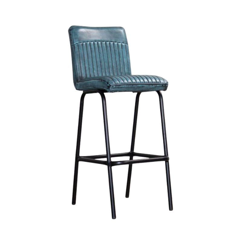 Bar Stool Blue / Bar / Black Frame Fitzrovia Bar Stool Range