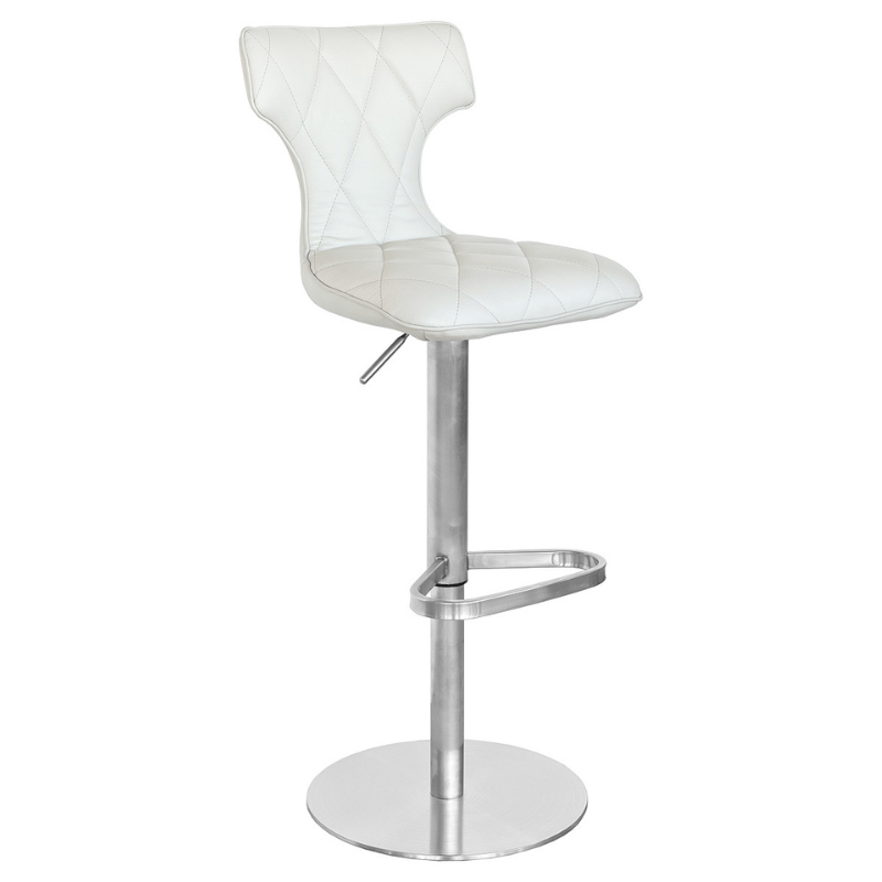 Bar Stool Cream Ava Stainless Steel Bar Stool