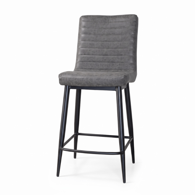 Bar Stool Dorian Grey / Bar Kensington Faux Leather Stool Range