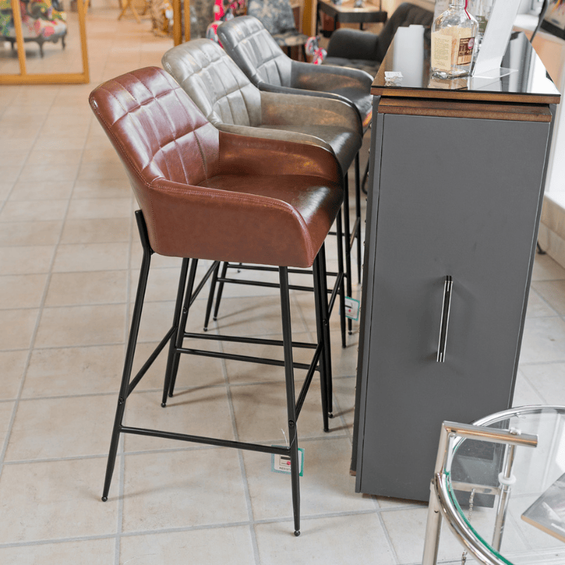 Bar Stool Felicity Faux Leather Bar Stool