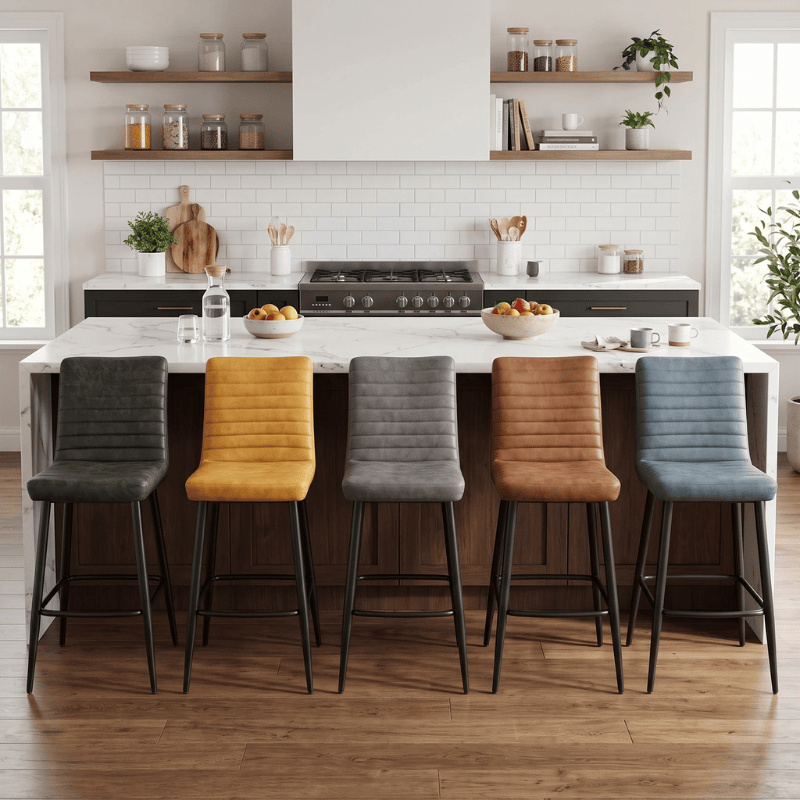 Bar Stool Kensington Faux Leather Stool Range