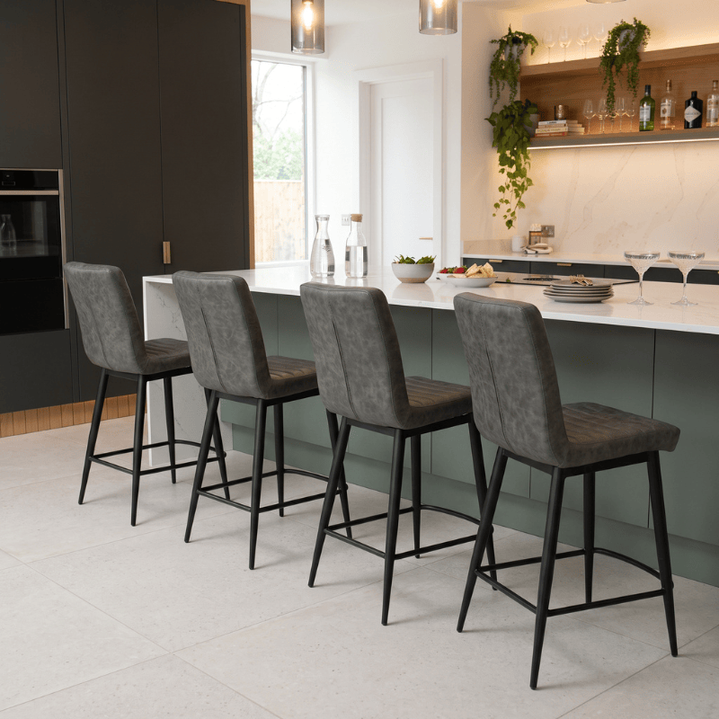 Bar Stool Kensington Faux Leather Stool Range
