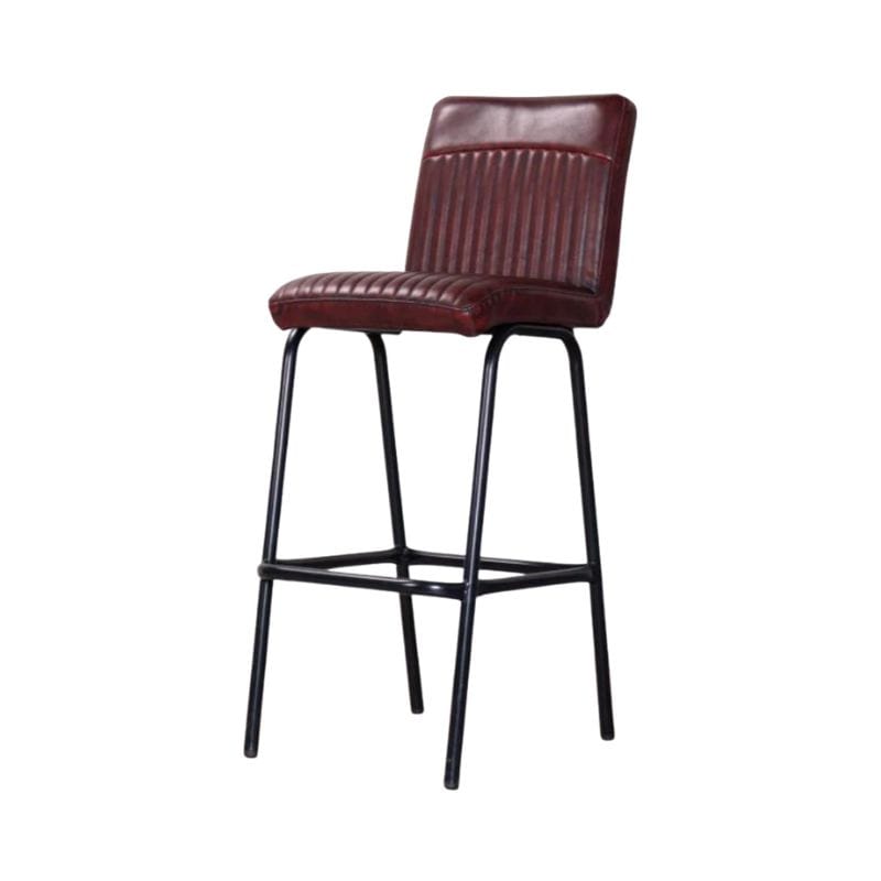 Bar Stool Red / Bar / Black Frame Fitzrovia Bar Stool Range