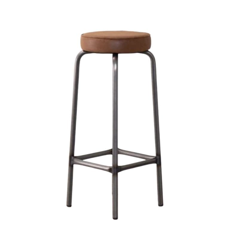 Bar Stool Tan / Bar / Gunmetal Frame Stamford Faux Leather Bar Stool Range