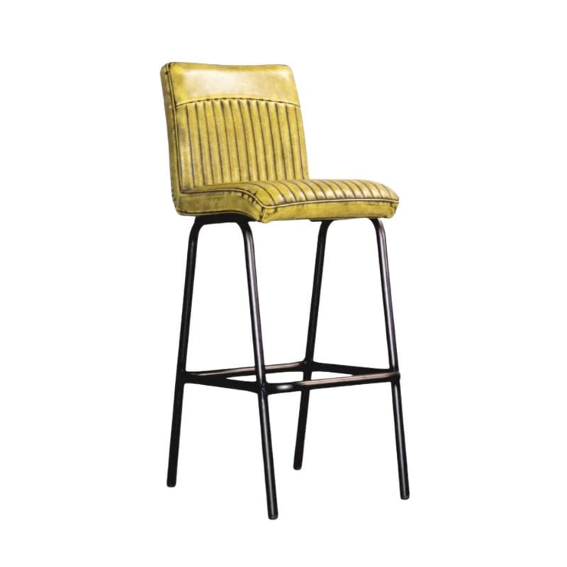 Bar Stool Yellow / Bar / Black Frame Fitzrovia Bar Stool Range