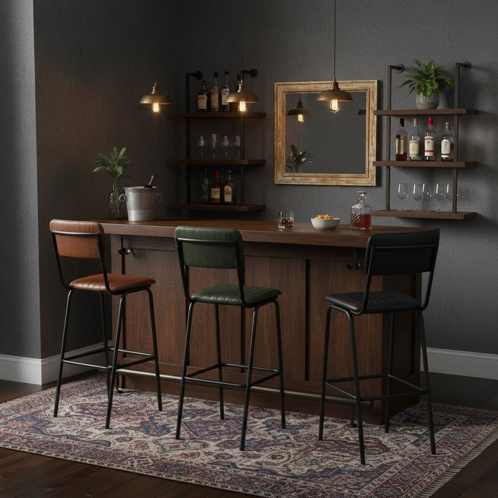 Bar Stools Baltimore Leather Bar Stools