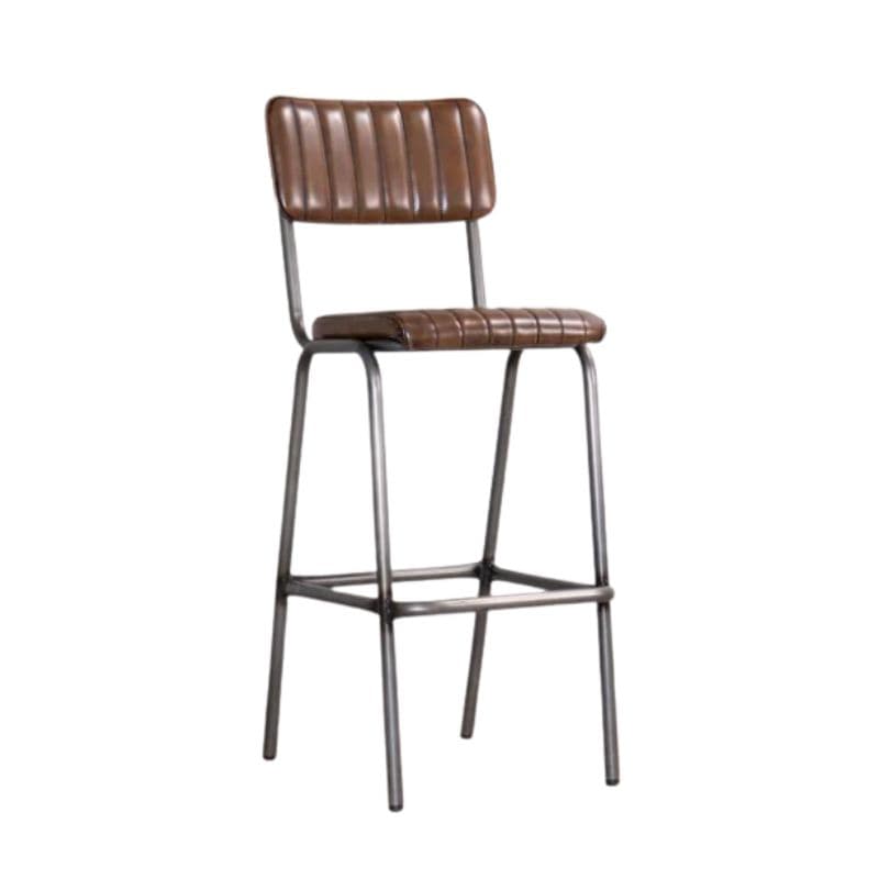 Bar Stools Brown / Bar / Gunmetal Battersea Bar Stools