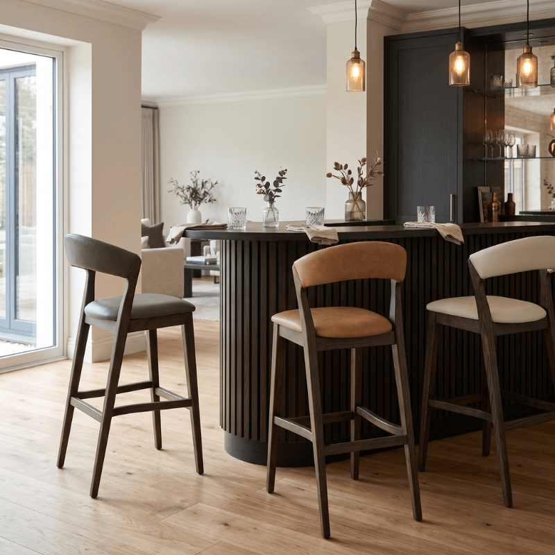 Bar Stools Hampstead Faux Leather Bar & Counter Stool Range
