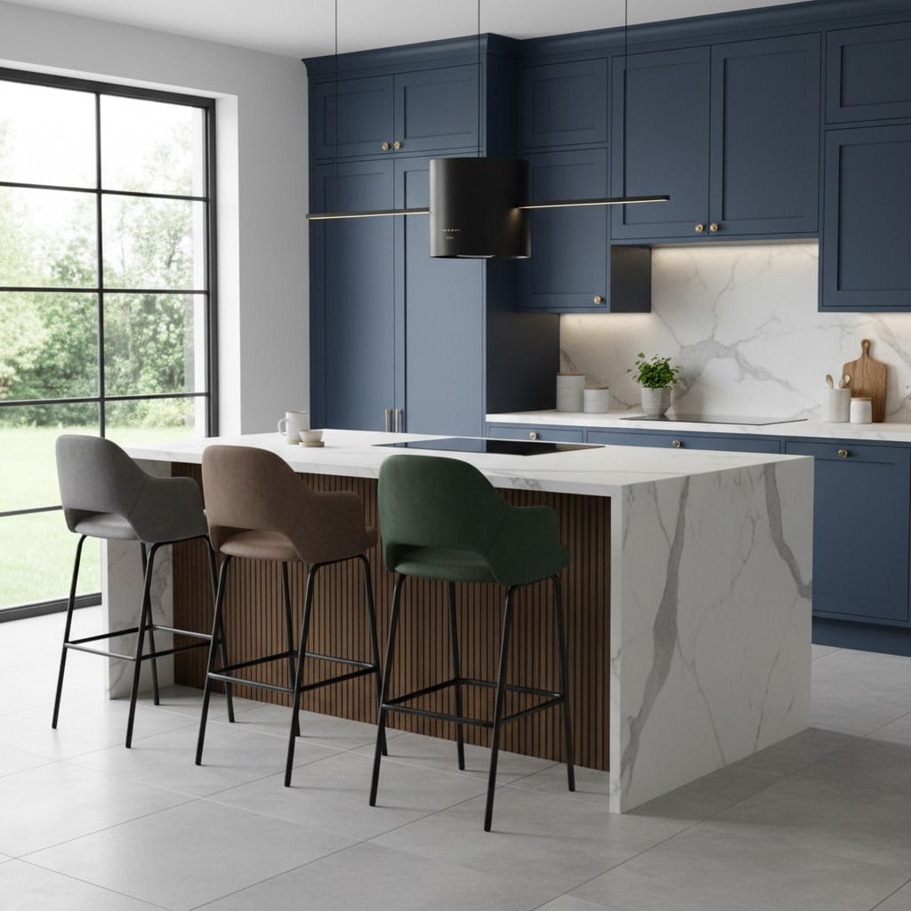 Bar Stools Ulysses Faux Leather Bar Stools