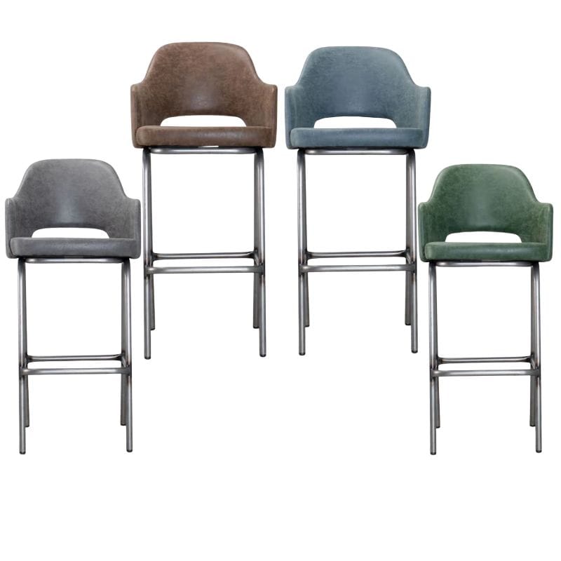 Bar Stools Ulysses Faux Leather Bar Stools