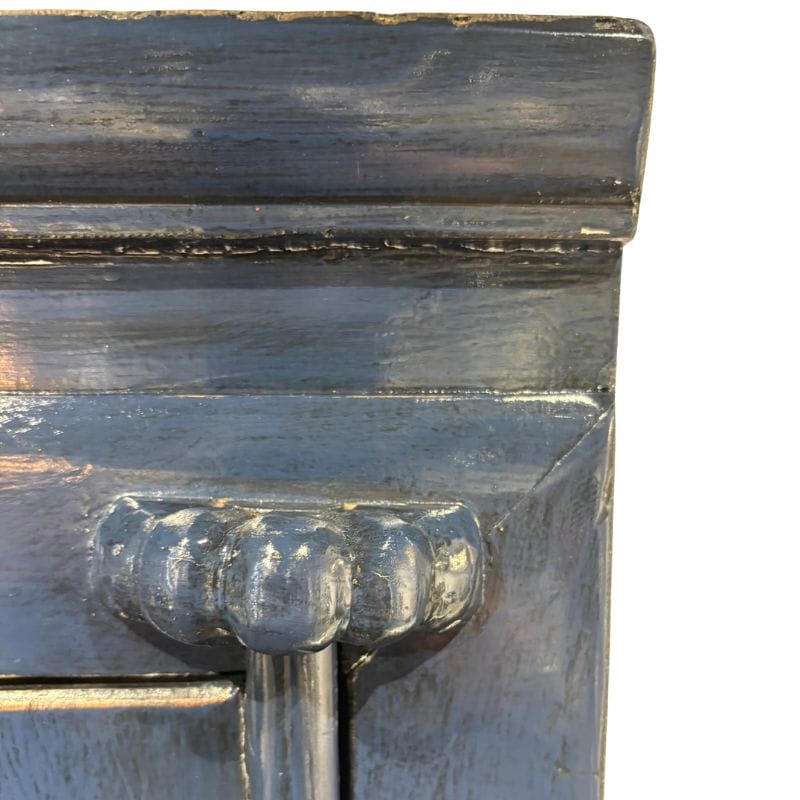 Bar Storage Indigo Heritage Pine Double Door Cabinet