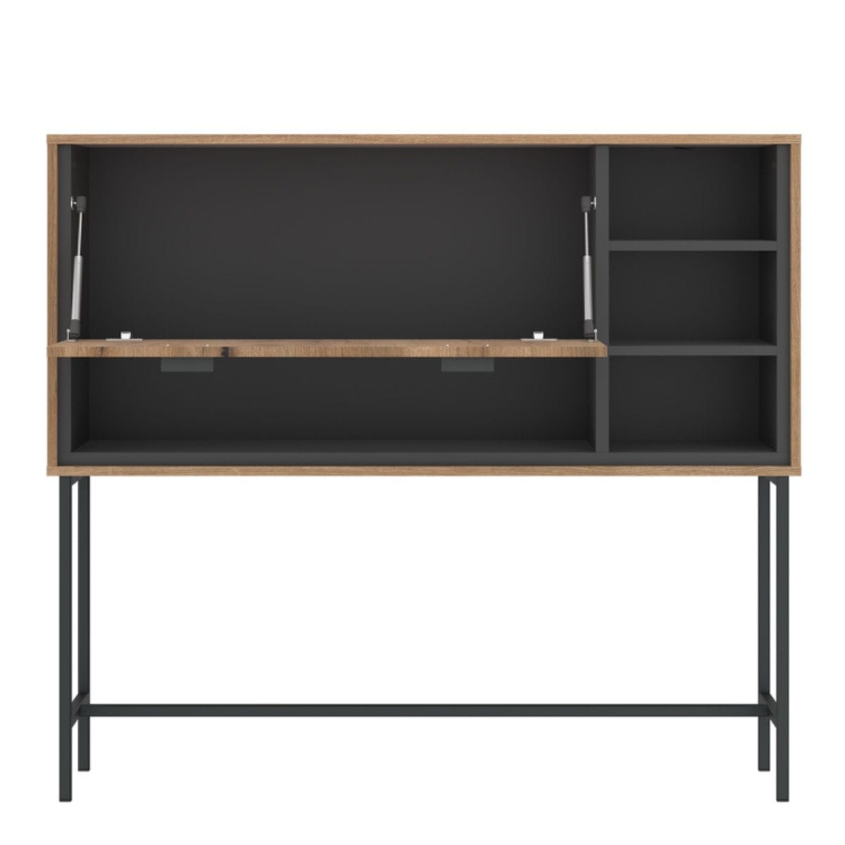 Bar Table Arundel Bar with 1 Flap in Oak/Grey