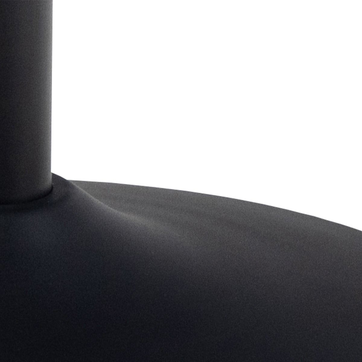 Bar Table Malta Ceramic Round Bar Table in Matt Black
