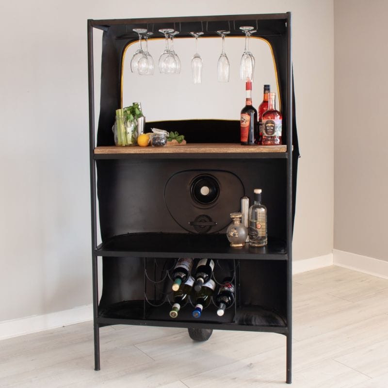 Bar Unit Midnight Tuk Tuk Industrial Home Bar