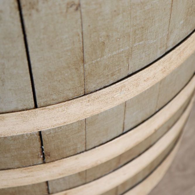 Wooden Barrel Table (Bespoke Colour Choice)