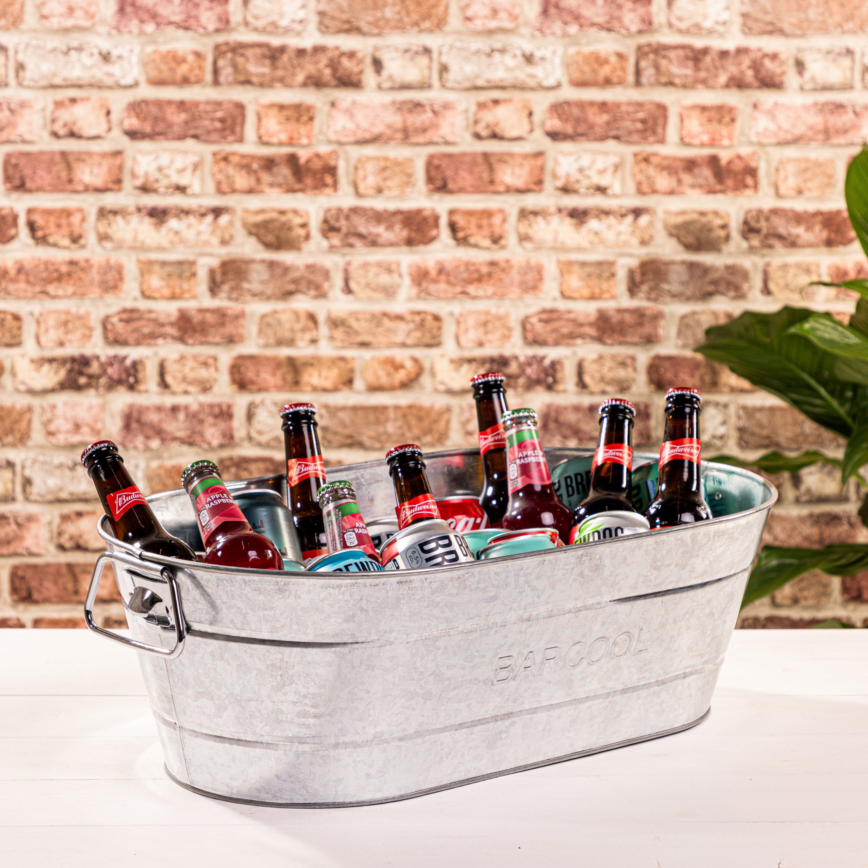 Barware Barcool 20L Galvanised Steel Party Tub
