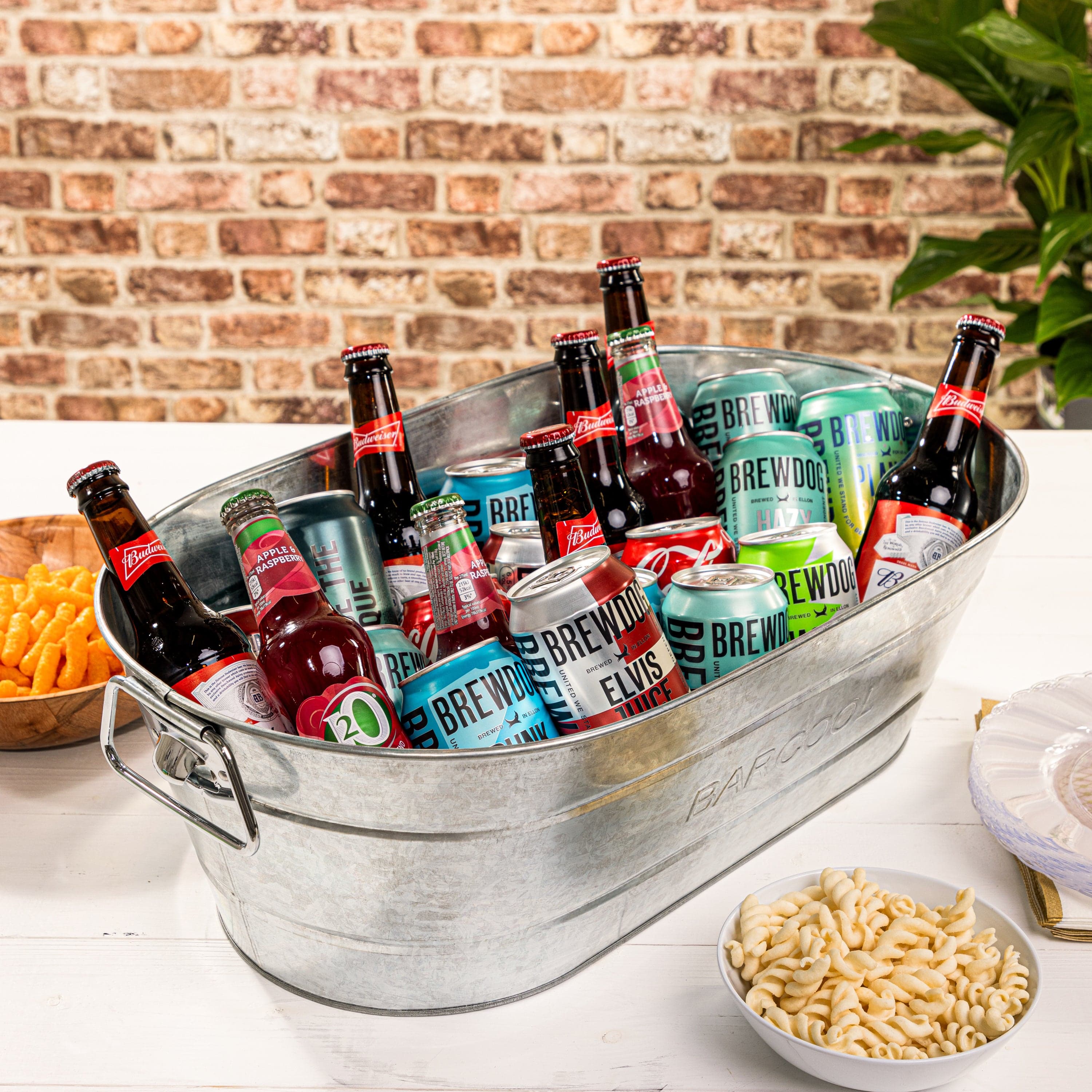 Barware Barcool 20L Galvanised Steel Party Tub