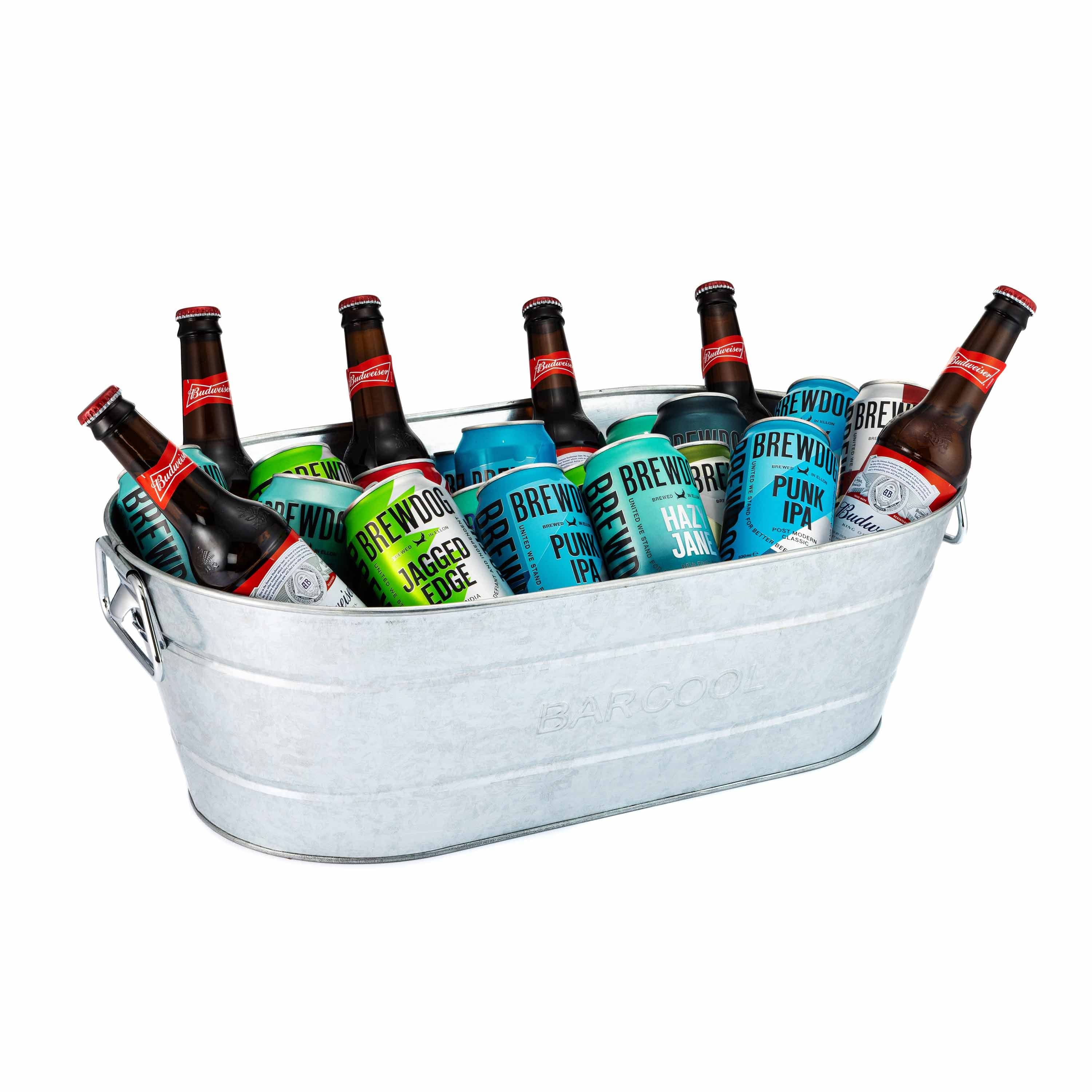 Barware Barcool 20L Galvanised Steel Party Tub