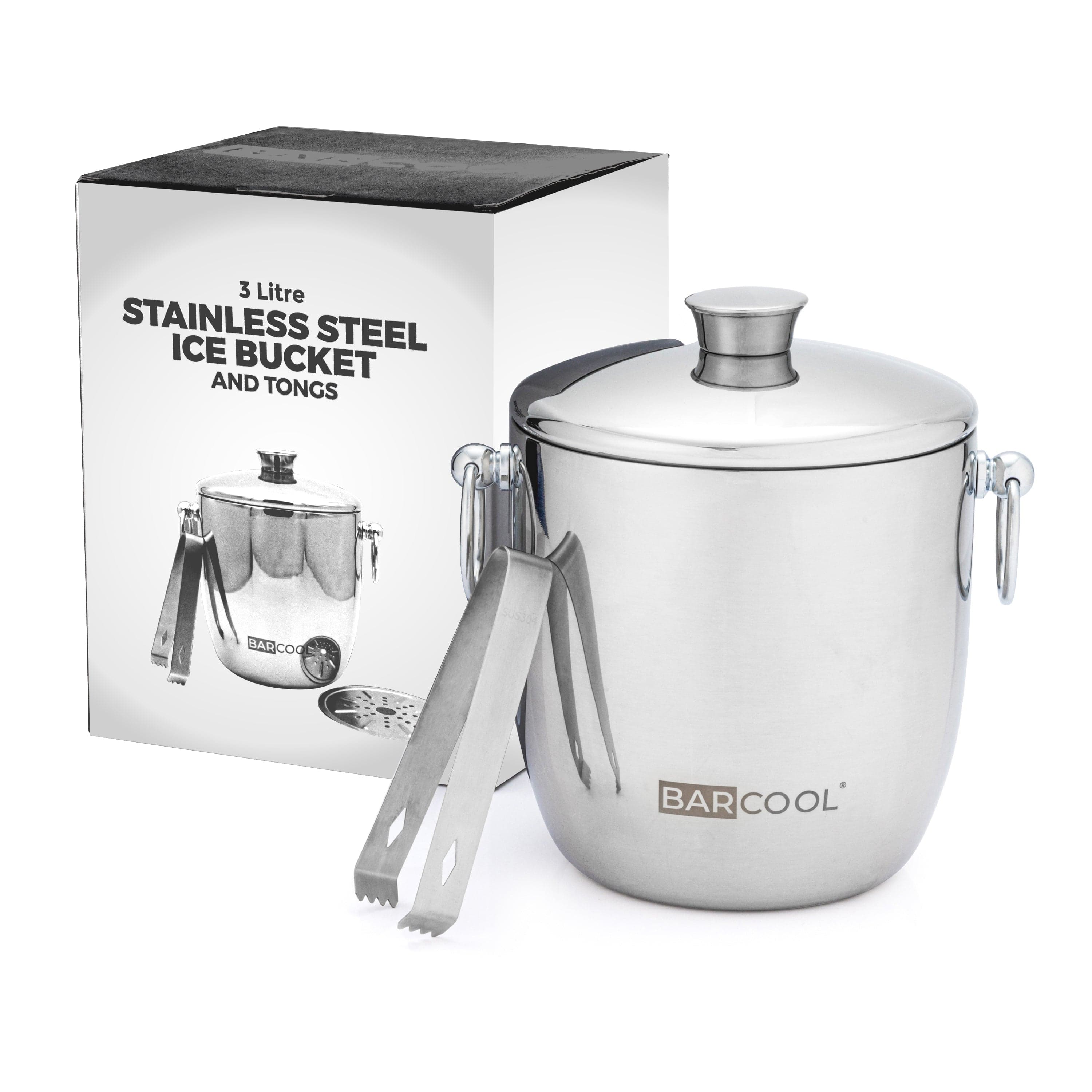 Barware Barcool 3L Stainless Steel Ice Bucket