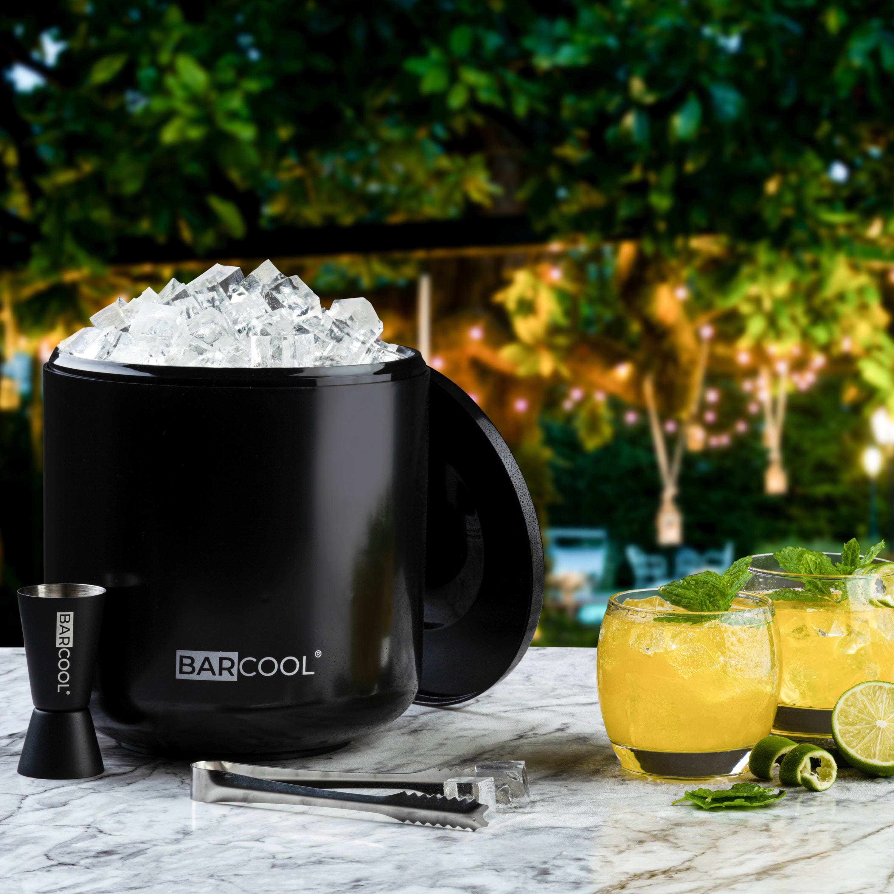 Barware Barcool 4L Ice Bucket Round - Black
