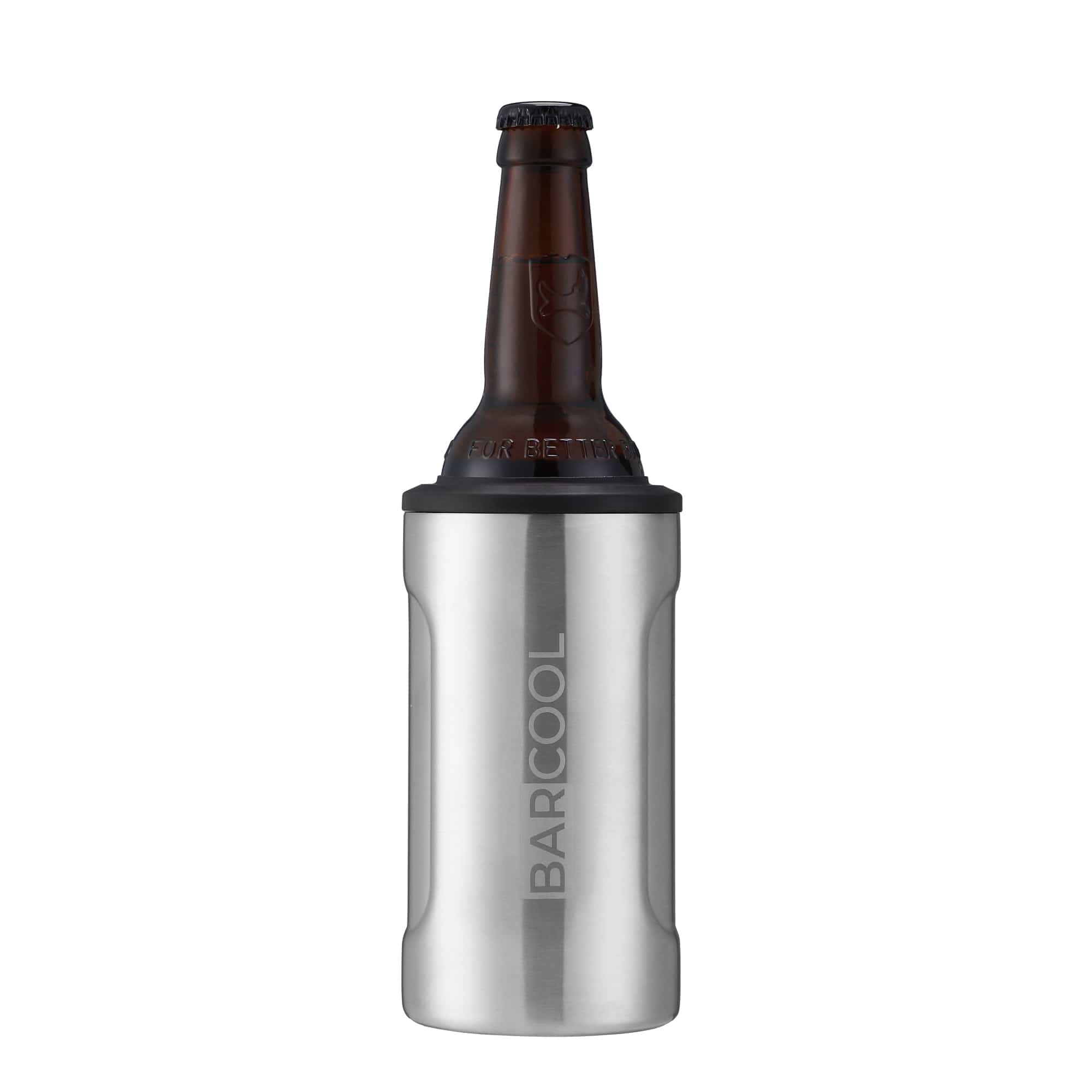 Barware Barcool Insulated Beer Cooler and Tumbler with Opener SS