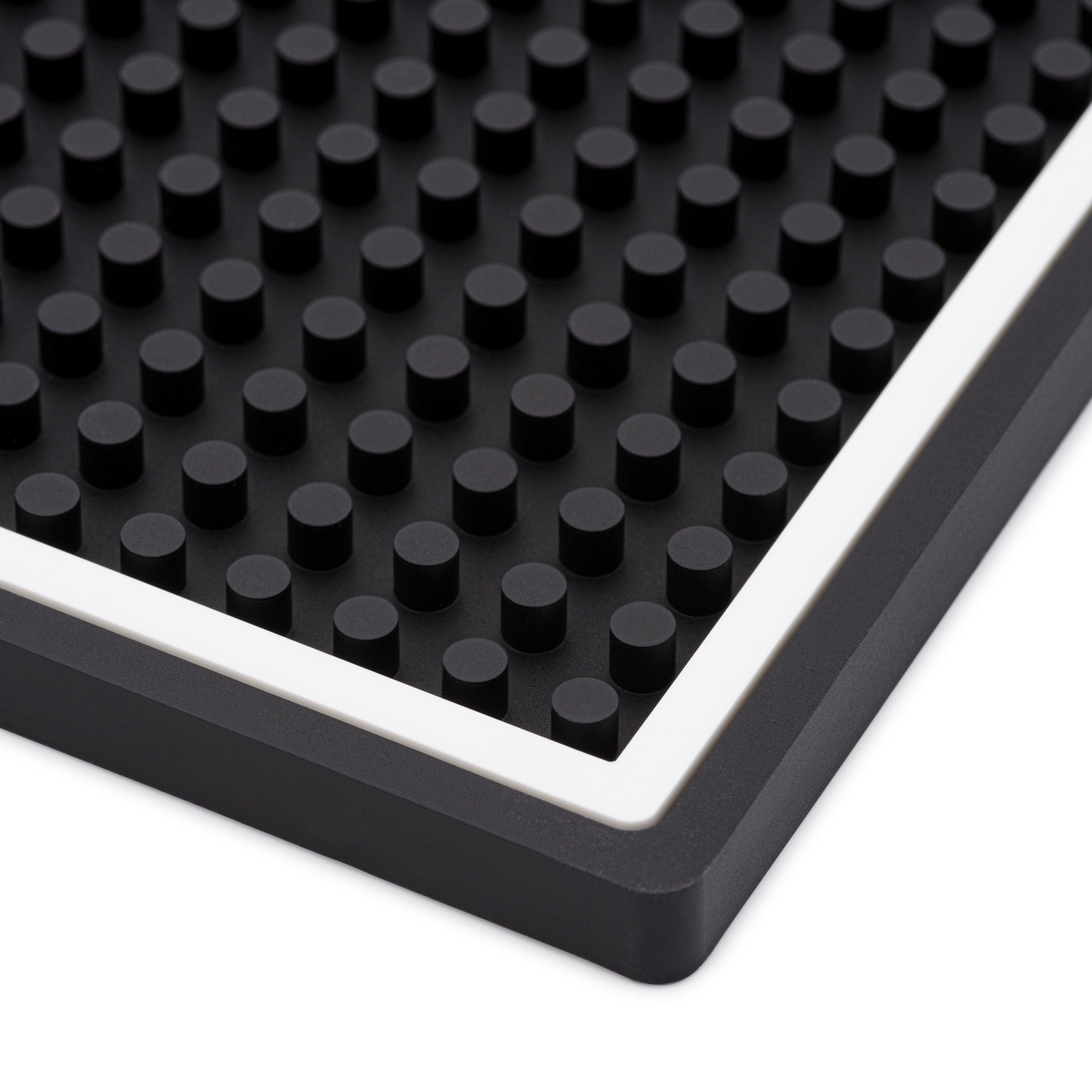 Barware Barcool Rubber Bar Mat - Black