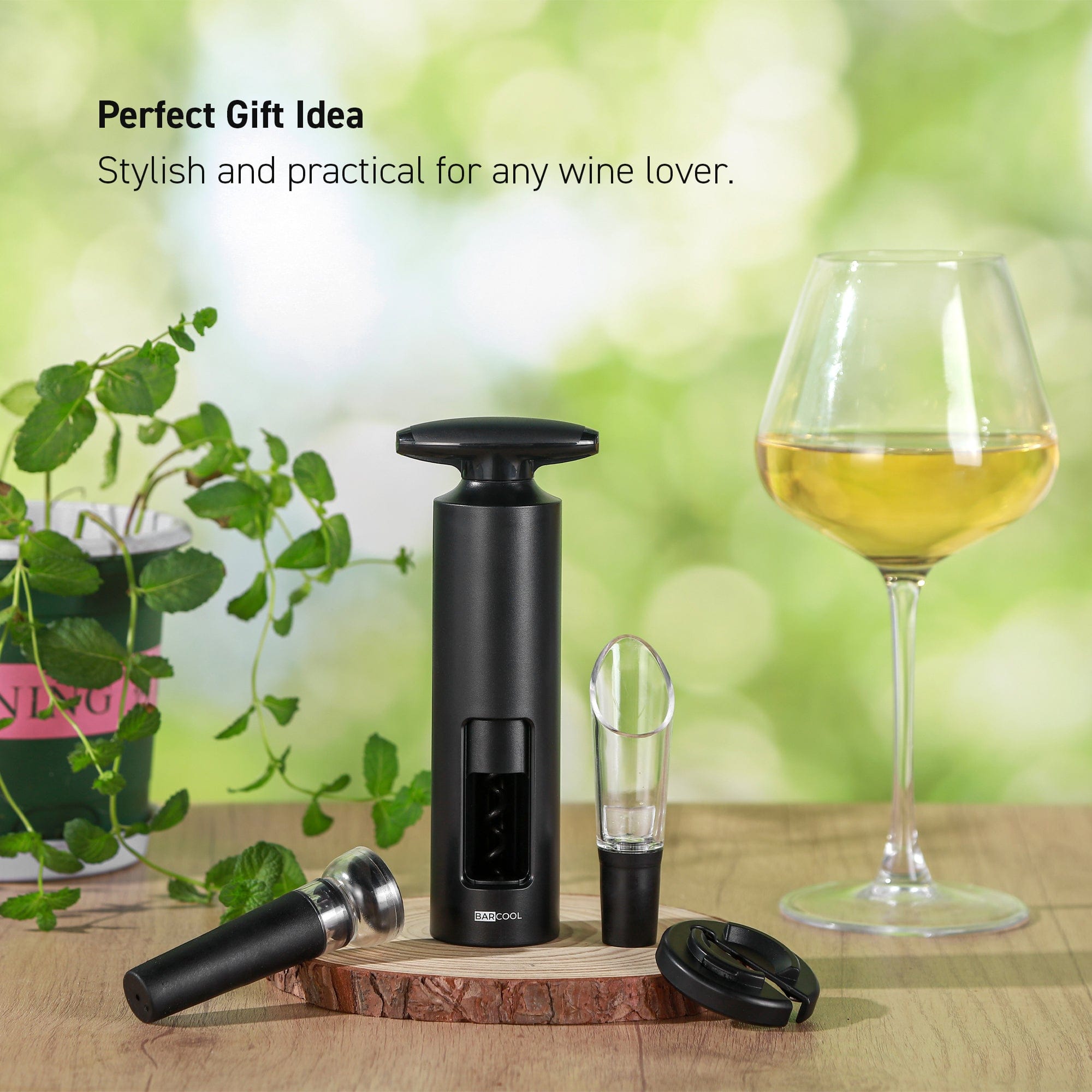 Barware Barcool Self-Pull Wine Opener Set