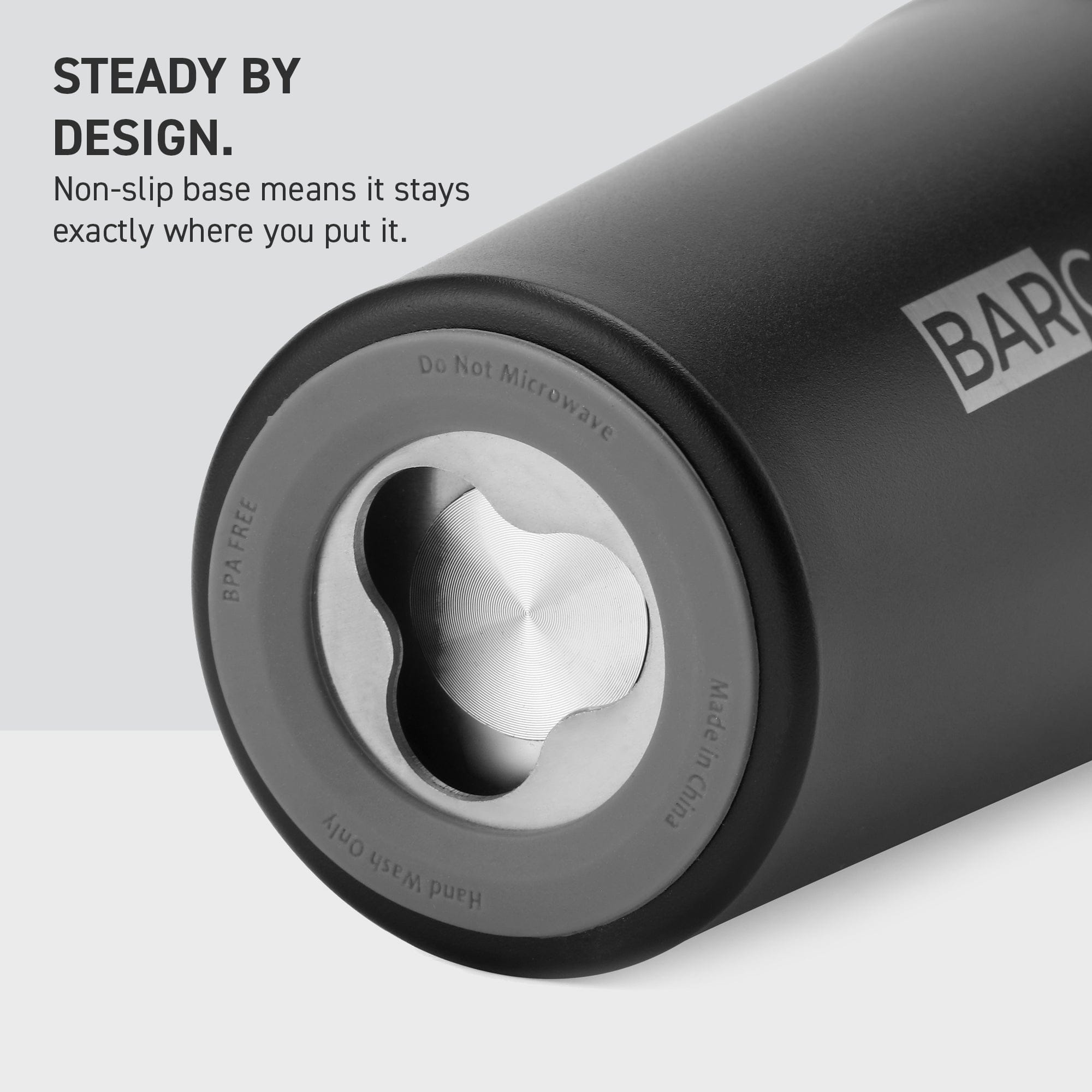Barware Barcool Stackable Beer Cup 600ml Black