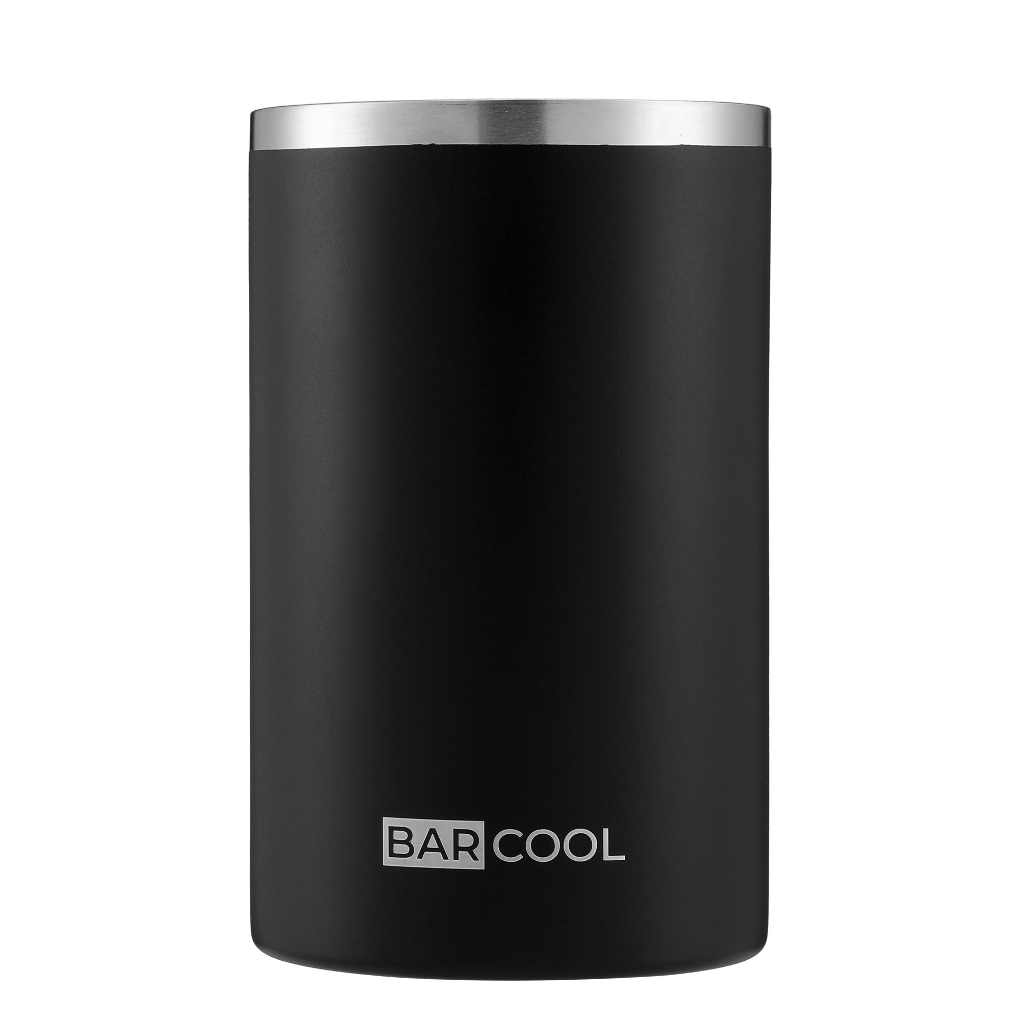 Barware Barcool Wine Cooler Sleeve Black Stainless Steel